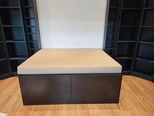 À vendre – Meuble bas 2 tiroirs sur mesure + assise, Huis en Inrichting, Kasten | Boekenkasten, Zo goed als nieuw, Ophalen