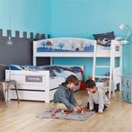 Lifetime hoekstapelbed thema ridder met accessoires, Ophalen, 85 tot 100 cm, Gebruikt, Hoogslaper of Stapelbed