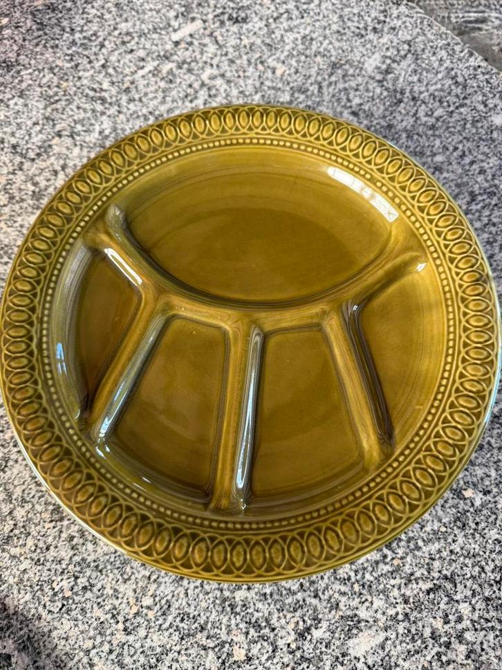 Vintage set van 5 fondueborden, Antiek en Kunst, Antiek | Schalen, Ophalen of Verzenden