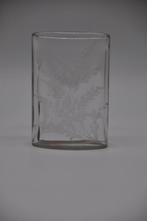 Mooi vaasje met geslepen bloemen, Antiek en Kunst, Ophalen of Verzenden