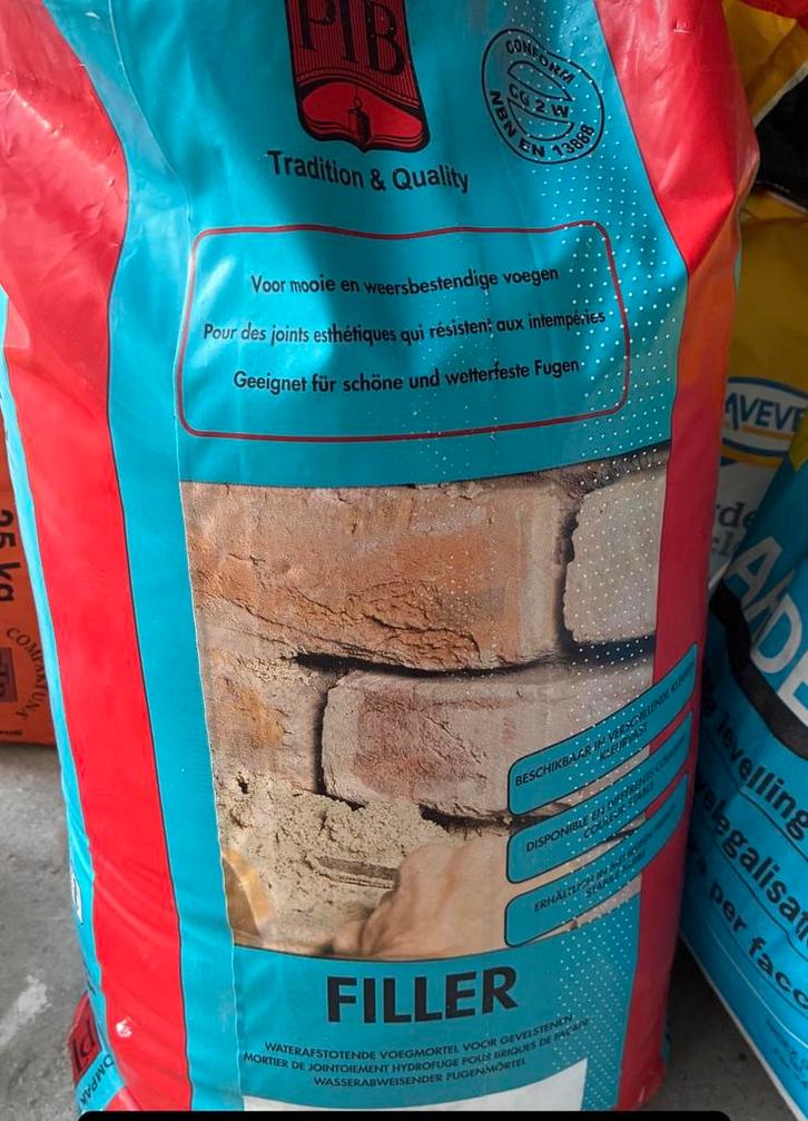 Gebruiksklare, droge voegmortel - Gratis, Doe-het-zelf en Bouw, Metselstenen, Nieuw, Ophalen