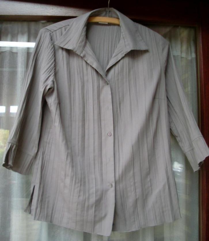 Damesblouse van Damart maat S, Kleding | Dames, Blouses en Tunieken, Gedragen, Maat 36 (S), Grijs, Ophalen of Verzenden