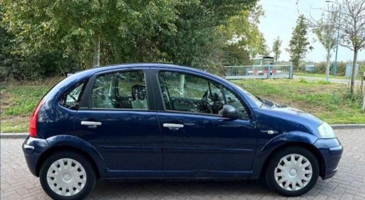 Citroen C3 automaat, Auto's, Citroën, Bedrijf, Te koop, C3, Regensensor, Benzine, Euro 4, Automaat, Blauw, Beige, Dealer onderhouden