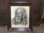 Houtskooltekening Han van Meegeren, Antiek en Kunst, Kunst | Tekeningen en Fotografie, Ophalen of Verzenden