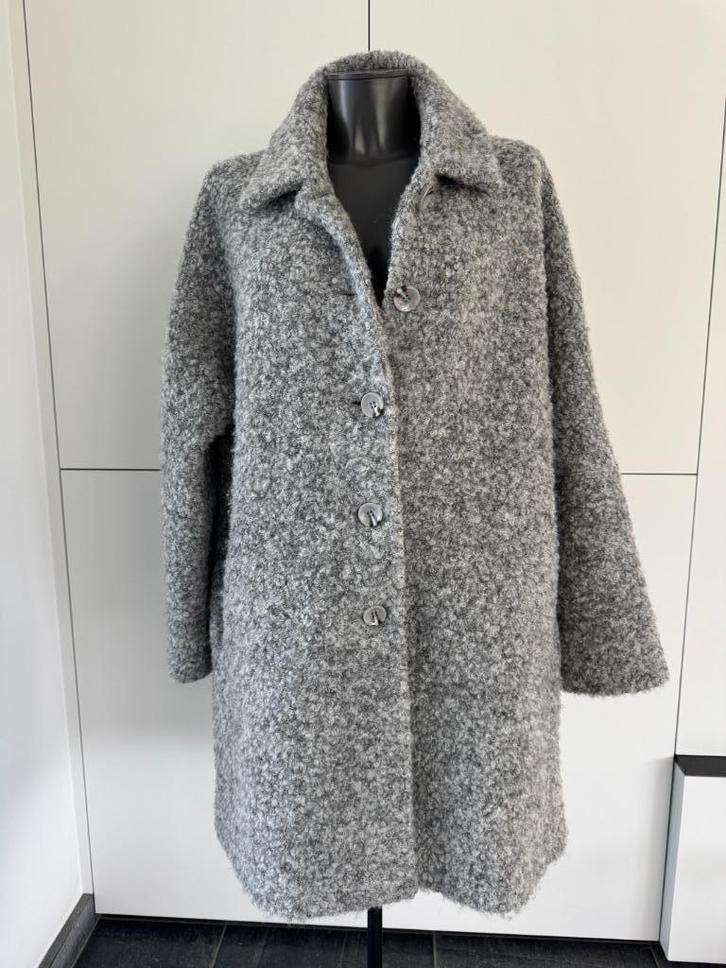 Mantel (44) van Xandres., Kleding | Dames, Jassen | Winter, Zo goed als nieuw, Maat 42/44 (L), Grijs, Verzenden