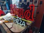 Bud Pizza oude reclame NeoN USA, Ophalen, Gebruikt, Lichtbak of (neon) lamp