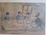 Schilderij van Simon Karczmar, Antiek en Kunst, Kunst | Litho's en Zeefdrukken, Ophalen