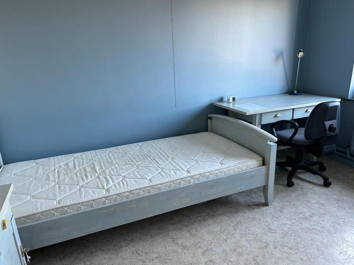 volledige 1-persoons slaapkamer, goede staat, Huis en Inrichting, Slaapkamer | Complete slaapkamers, Gebruikt, Eenpersoons, Ophalen