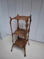 Plantentafeltje, piédestal in messing, belle époque, Antiek en Kunst, Curiosa en Brocante, Ophalen