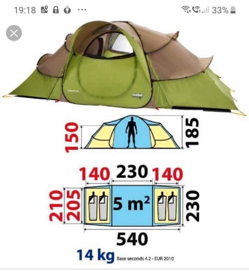 Tent decathlon 4 tot 6 personen., Caravanes & Camping, Tentes, Utilisé, Enlèvement ou Envoi