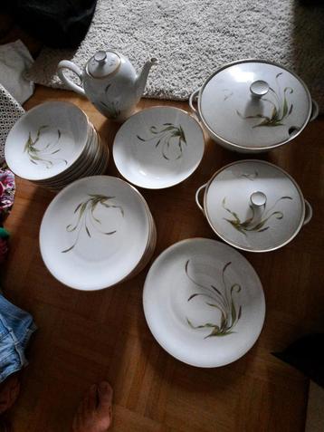 Heinrich anmut vintage porselein 12 delig koffie-eet servies, Enlèvement
