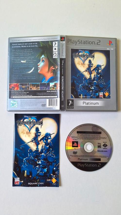 Kingdom Hearts PS2 Platinum compleet, Games en Spelcomputers, Games | Sony PlayStation 2, Zo goed als nieuw, Role Playing Game (Rpg)