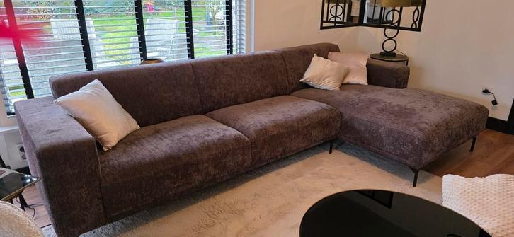 Super mooie bank zgan, Huis en Inrichting, Zetels | Complete zithoeken, Zo goed als nieuw, Stof, Ophalen