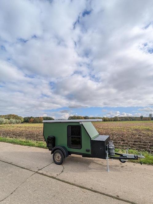 Teardrop caravan / mini caravan, Caravans en Kamperen, Caravans, Particulier, tot en met 2, tot 500 kg, Lengtebed, Koelkast, Luifel