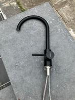Eenhendelkeukenmengkraan mat zwart Lanesto Monza, Ophalen, Minder dan 50 cm, Zwart, Zo goed als nieuw
