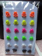 Boucles d'oreilles tête de mort, Bijoux, Sacs & Beauté, Enlèvement ou Envoi, Vert, Autres matériaux, Neuf