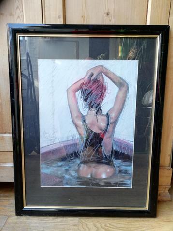 Nico Vrielink litho 1988, Enlèvement