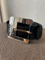 Yves Saint Laurent vintage 85 zwarte riem van lakleer, Ophalen of Verzenden
