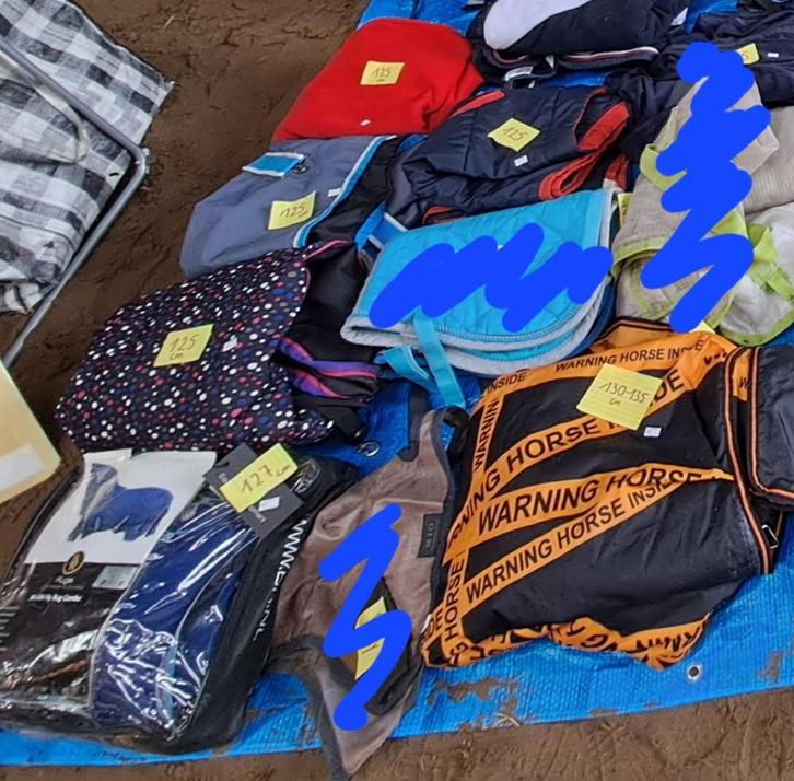 lot shetlander dekens, Dieren en Toebehoren, Paarden en Pony's | Dekens en Dekjes, Gebruikt, Deken, Ophalen