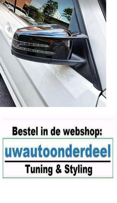 Wing Spiegel Zwart Spiegelkappen Voor MB E klasse W212, Auto diversen, Tuning en Styling, Verzenden