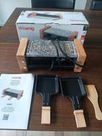 Steengrill gourmet raclette toestel 2x gebruikt voor 2 pers, Ophalen of Verzenden, Zo goed als nieuw