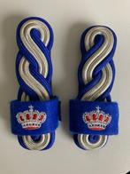 sier schouderstukken Officier gemeente politie, Verzamelen, Ophalen of Verzenden, Rijkswacht, Embleem of Badge