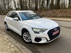 Audi A3 Sportback 4500 km +22 options  +pneus toutes saison, Voorwielaandrijving, Stof, Wit, 5 deurs