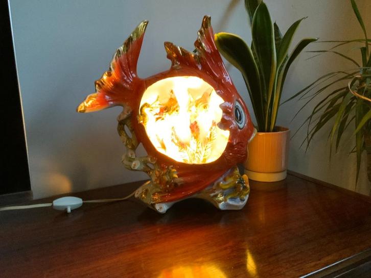 Vintage Lamp, Huis en Inrichting, Lampen | Tafellampen, Gebruikt, Minder dan 50 cm, Overige materialen, Ophalen