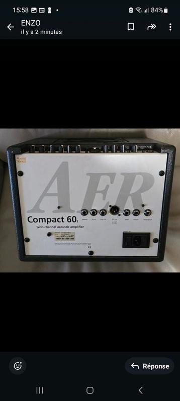 Ampli AER COMBO 60, Musique & Instruments, Enlèvement, Comme neuf