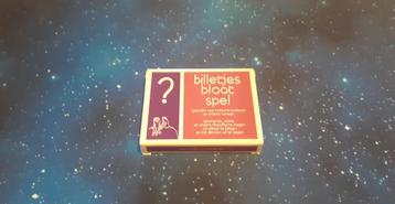 Billetjes Bloot Spel - vanaf 2 spelers - vanaf 7 jaar - 5 € beschikbaar voor biedingen