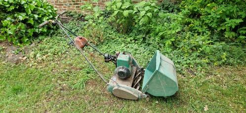 grasmaaier cilinder kooi Qualcast 35DL, Tuin en Terras, Grasmaaiers, Gebruikt, 30 t/m 39 cm, Kooimesmaaier, Opvangbak, Ophalen
