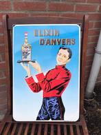 Elixer D’Anvers emaille reclamebord, Verzamelen, Ophalen of Verzenden, Zo goed als nieuw, Reclamebord