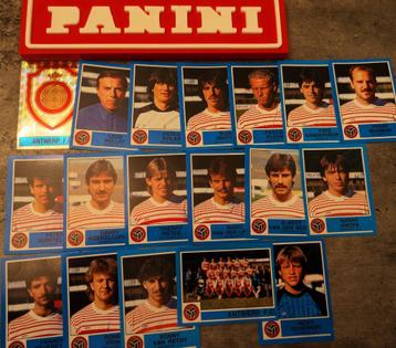 PANINI FOOTBALL 87 FC ANTWERP 18 STICKERS 1987 beschikbaar voor biedingen