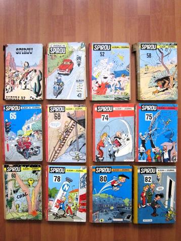 Lot 1 de recueils Spirou (à retaper) 1950 - 1961