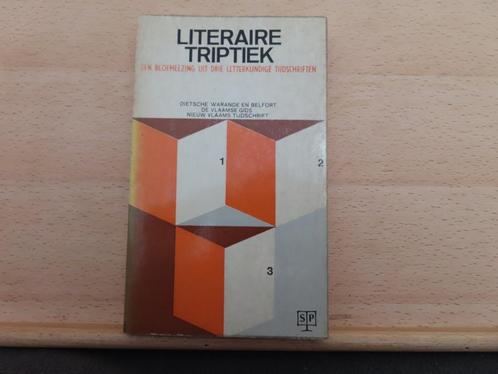 Literaire triptiek Een bloemlezing  uit drie letterkundige, Livres, Littérature, Utilisé, Belgique, Enlèvement ou Envoi