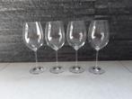Lot de 4 grands verres à vin, Collections, Enlèvement, Comme neuf, Autres types