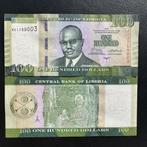 Liberia - 100 dollars 2017 - P 35 - UNC - 989, Postzegels en Munten, Ophalen of Verzenden, Overige landen, Los biljet