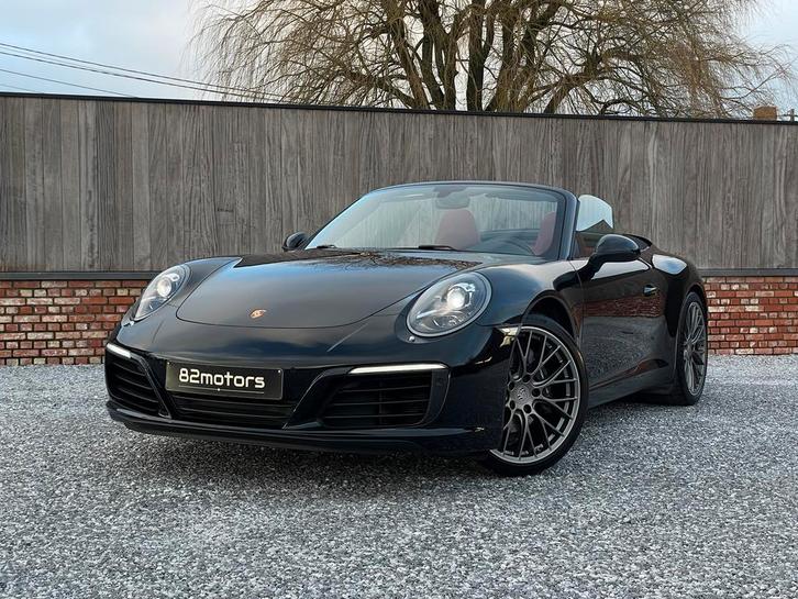 porsche 911 cabriolet/991.2/sportuitlaat/pasm/zetelventilati, Auto's, Porsche, Bedrijf, Te koop, ABS, Achteruitrijcamera, Airbags