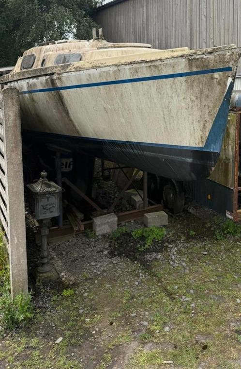 Marina 700, Watersport en Boten, Kajuitzeilboten en Zeiljachten, Gebruikt, Tourjacht of Cruiser, Polyester, 6 tot 9 meter, Benzine