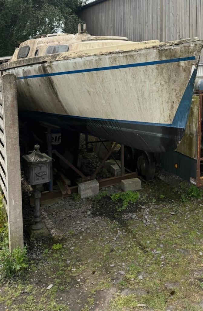 Marina 700, Watersport en Boten, Kajuitzeilboten en Zeiljachten, Gebruikt, Tourjacht of Cruiser, Polyester, 6 tot 9 meter, Benzine