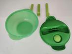 Tupperware lunch box pour micro-ondes avec couverts, Nieuw, Groen, Ophalen of Verzenden, Bak of Kom