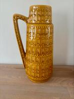 Grote vintage West Germany vloervaas 45cm, Ophalen, Zo goed als nieuw, Geel