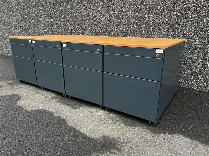 50 x Pami Verrijdbaar Ladeblok Antraciet, Huis en Inrichting, Kasten | Ladekasten, Metaal, Ophalen