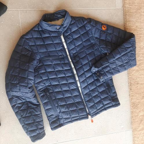 ZGAN jasje SAVE THE DUCK  maat M, Kleding | Heren, Jassen | Winter, Zo goed als nieuw, Maat 48/50 (M), Blauw, Ophalen of Verzenden