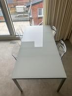 TE KOOP IKEA Eettafel + 4 stoelen, 100 tot 150 cm, 150 tot 200 cm, Gebruikt, Rechthoekig