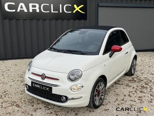 Fiat 500 C RED Cabrio Hybrid, Auto's, Fiat, Bedrijf, 500C, Airbags, Airconditioning, Bluetooth, Boordcomputer, Centrale vergrendeling