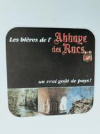 Bierviltje Abbaye des Rocs, Collections, Marques de bière, Comme neuf, Autres marques, Sous-bock, Enlèvement ou Envoi