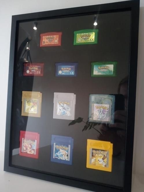 Display voor Gameboy & Gameboy Advance Spellen, Huis en Inrichting, Woonaccessoires | Lijsten, Zo goed als nieuw, Ophalen