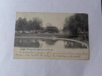 1très ancienne carte postale de Liège (square d'Avroy), Enlèvement, Liège