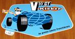 Vintage sticker Kléber V10GT autobanden pneus autocollant, Verzamelen, Auto of Motor, Ophalen of Verzenden, Zo goed als nieuw